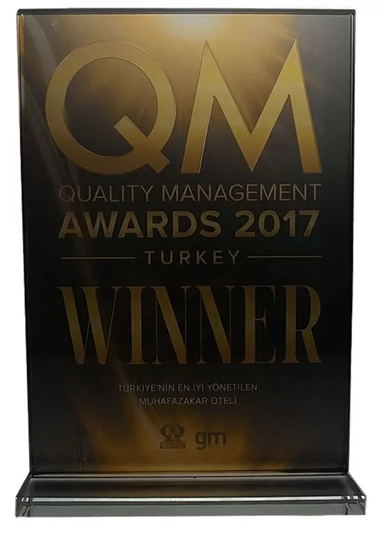 QM Awards 2017 Türkiye's Best Managed Conservative Hotel