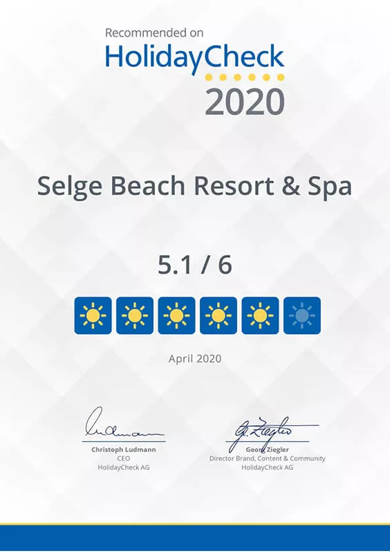 HolidayCheck Recommended 2020